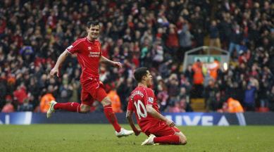 Coutinho winner sinks Manchester City title hopes as Liverpool win at  Anfield | Sports News,The Indian Express