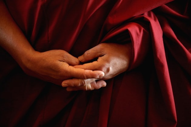 Dalai lama, buddhist monks
