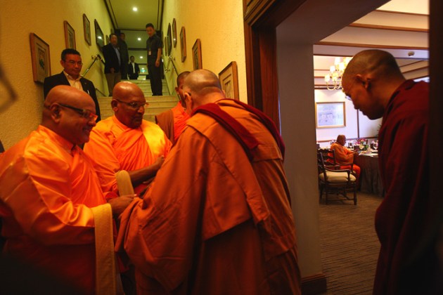 Dalai lama, buddhist monks
