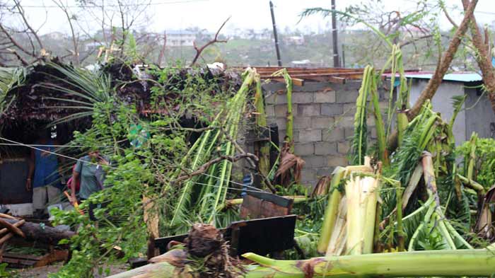 Cyclone, Pacific's Vanuatu, Cyclone Pam, Chloe Morrison, World Vision emergency communications, Port Vila, UN Secretary General, Ban Ki-moon, United Nations, World Conference on Disaster Risk and Reduction, Japan, president of Vanuatu, Baldwin Lonsdale, Coordination of Humanitarian Affairs, Australian Foreign Minister, Julie Bishop, Pacific islands, Kiribati, Solomon Islands, David Gibson, Vanuatu meteorology, UNICEF, Weather, Climate, Sea, cyclone destruction