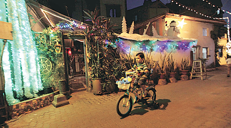 Gaothans are old-style living spaces, colonies of squat structures typically occupied by a single community and koliwadas are similar colonies of fishermen. (Source: Express archive photo)