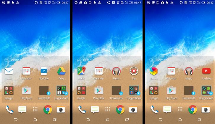 HTC One M9, HTC Sense 7, HTC Sense Home