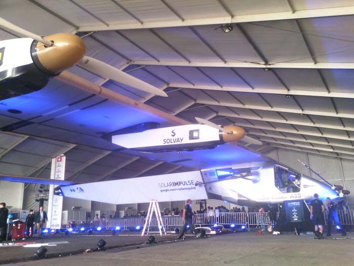 Solar Impulse, Solar Impulse 2, a solar-powered airplane, Bertrant Piccard, Switzerland, Ahmedabad, India, round-the-world journey, Muscat, Oman, Andre Boschberg, aviation, solar impulse plane, solar impulse 2 aircraft, solar impulse 2 speed, science, Nation, India News, National News