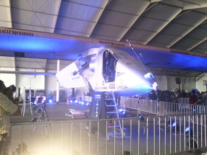 Solar Impulse, Solar Impulse 2, a solar-powered airplane, Bertrant Piccard, Switzerland, Ahmedabad, India, round-the-world journey, Muscat, Oman, Andre Boschberg, aviation, solar impulse plane, solar impulse 2 aircraft, solar impulse 2 speed, science, Nation, India News, National News