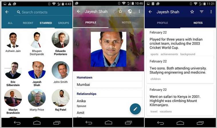 InstantRecall is being pushed for the Indian market first.