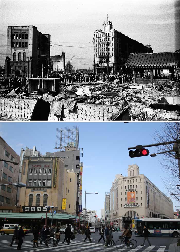 Firebombing of central Tokyo