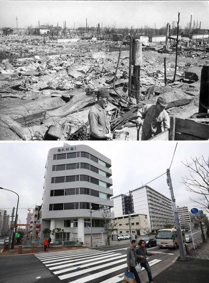 Firebombing of central Tokyo