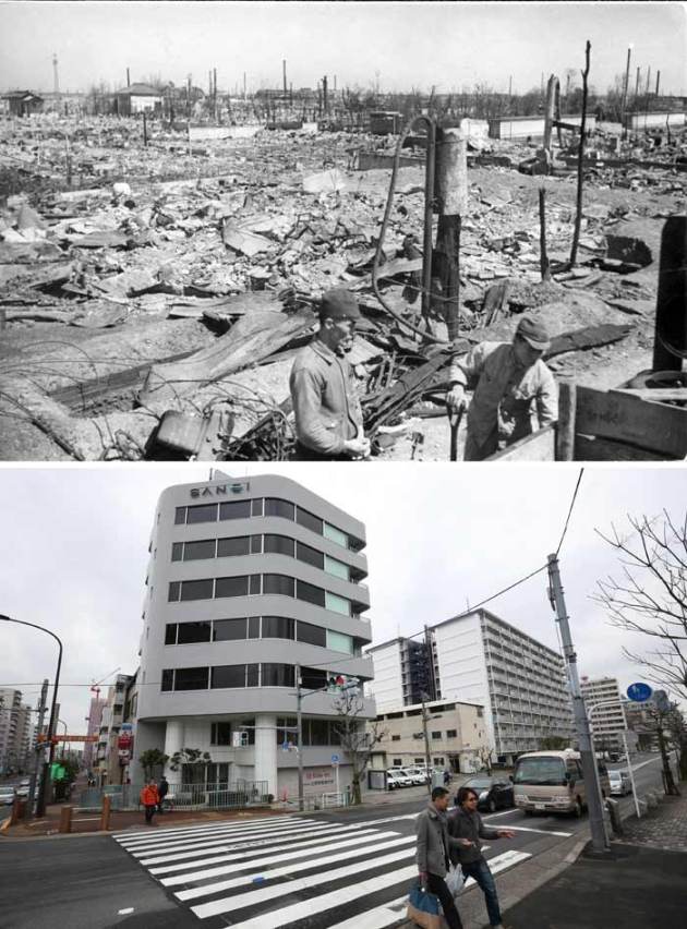 Firebombing of central Tokyo