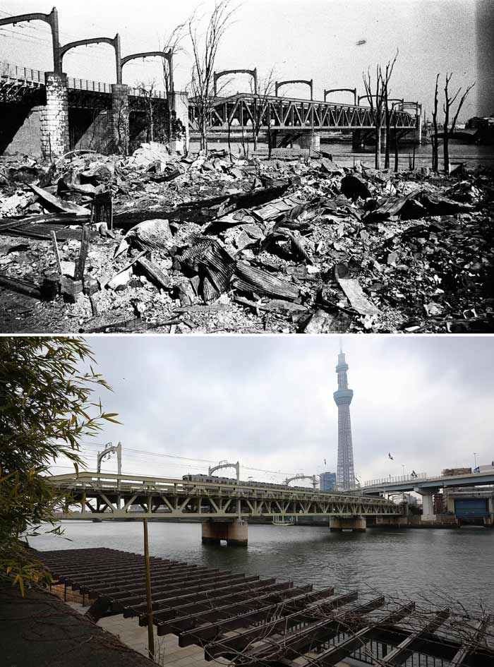 Firebombing of central Tokyo