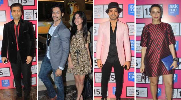Gautam Gulati, Karan Johar, Neha Dhupia, Sophie Choudry, Genelia D'Souza, Sapna pabbi, Ali Fazal