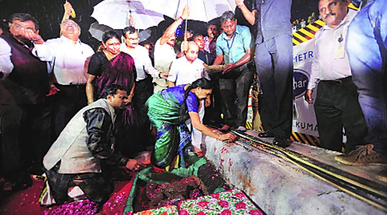 ahmedabad mtero, Anandiben patel, metro rail project, ahmedabad metro rail project, nitin patel, Pradeepsinh Jadeja, ahmedabad news, city news, local news, ahmedabad newsline