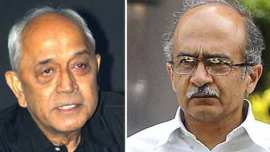 Former Navy chief L Ramdas and Prashant Bhushan