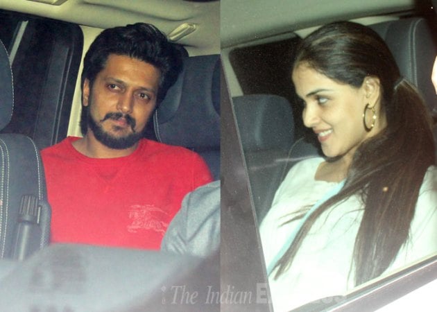 Riteish, Genelia,