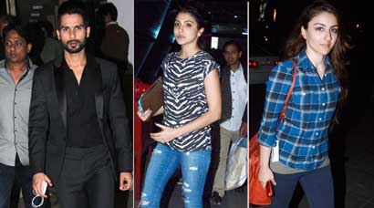 Spotted: Shahid Kapoor at his new residence, Anushka Sharma lands in ...