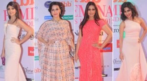 Glamorous Shilpa, Neha Dhupia, Sonali Bendre walk the red carpet at Miss India finale