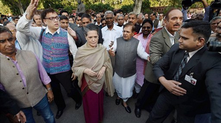 Land Acquisition Bill, Sonia Gandhi, Congress