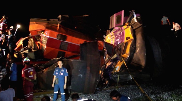 Thailand, Thailand train accident, bangkok, Ayutthaya, Ayutthaya train accident, thailand train crash, Ayutthaya train crash, World News