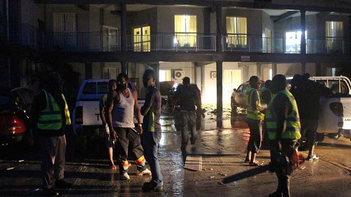 Cyclone, Pacific's Vanuatu, Cyclone Pam, Chloe Morrison, World Vision emergency communications, Port Vila, UN Secretary General, Ban Ki-moon, United Nations, World Conference on Disaster Risk and Reduction, Japan, president of Vanuatu, Baldwin Lonsdale, Coordination of Humanitarian Affairs, Australian Foreign Minister, Julie Bishop, Pacific islands, Kiribati, Solomon Islands, David Gibson, Vanuatu meteorology, UNICEF, Weather, Climate, Sea, cyclone destruction