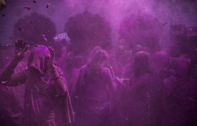 Holi, Holi celebrations, Vrindavan Holi