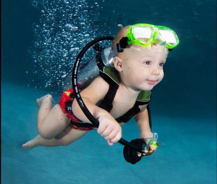 Born to be champs! These underwater babies will amaze you with their