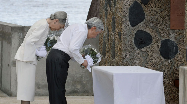 Japanese Emperor, Japan, Akihito, Akihito abdication, Shinto holy shrine, Japanese monarch, Shinto religion, shrine in central Japan, Japan throne, World news, Indian Express