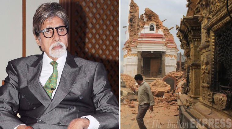 Amitabh Bachchan, nepal earthquake, amitabh bachchan nepal earthquake, amitabh bachchan help nepal victims, amitabh nepal tragedy, amitabh nepal quake, amitabh nepal earthquake tremors, big b loses hope nepal tragedy, amitabh pyaar mein dil pe, amitabh song in nepal, amitabh song with zeenat  nepal, bollywood celebrities help earthquake victims, bollywood news, entertainment news
