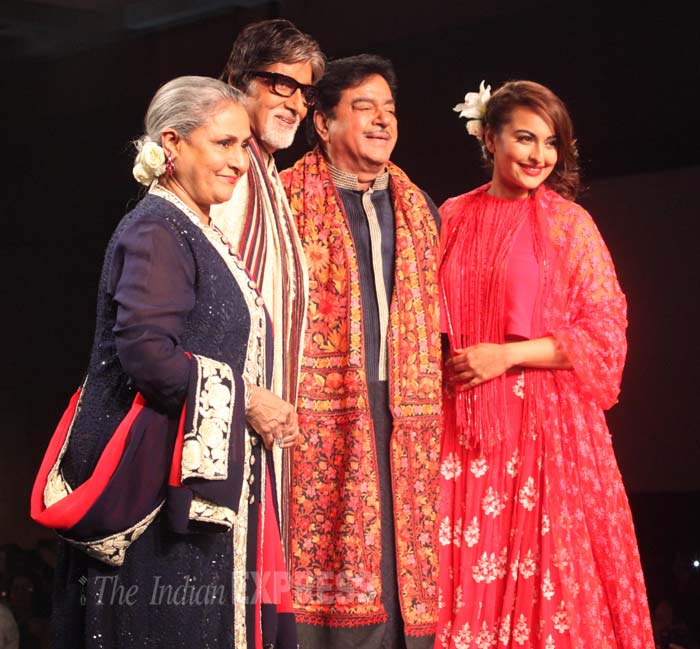 amitabh bachchan, sonakshi sinha, shatrughan sinha, jaya bachchan