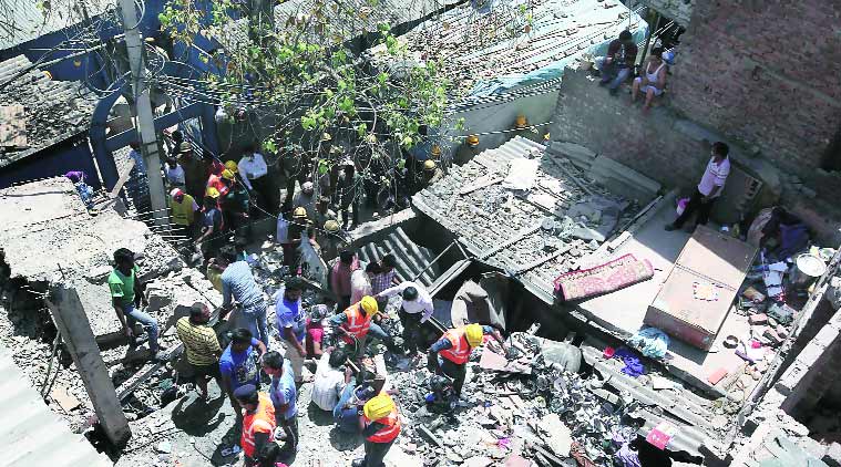 Building collapse, Delhi building collapse, Moti Nagar building collapse, Delhi Moti Nagar, Delhi news, India news, Nation news