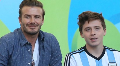 David Beckham Son Today David Beckham Trolls Son In Instagram Video