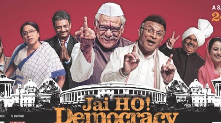 jai ho democracy, jai ho democracy movie, jai ho democracy movie review, jai ho democracy review, jai ho democracy cast, jai ho democracy actors, jai ho democracy songs, Annu Kapoor, Om Puri, Satish Kaushik, Adil Hussain, Seema Biswas, Aamir Bashir, Rajni Gujral