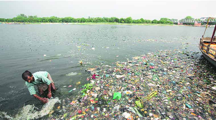 ganga, ganga cleaning, dirty ganga, ganga river bed, up pollution control board, upcb, delhi news