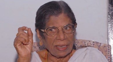 K r gouri, gouriamma, cpi(m), cpm, balakrishnan, kerala cpm, k r gouri cpm, gouriamma cpm, jss, jss kerala, jss cpm merger, jss cpi(m) merger, kerala politics, kerala news, india news, indian express