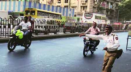 mumbai traffic, helmet drive, helmetless, two-wheeler, drive to penalise, mumbai traffic police, mumbai news, city news, local news, mumbai newsline