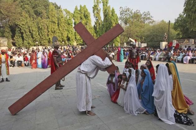 Devotees nailed to crosses in Good Friday rites | Picture Gallery ...