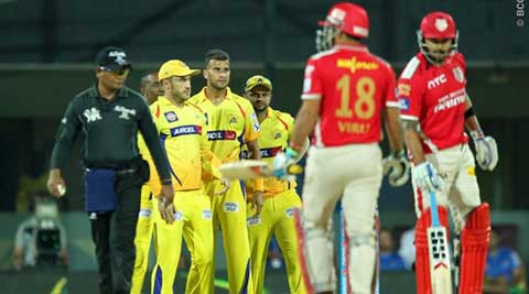 IPL 2015: CSK beat KXIP by 97 runs