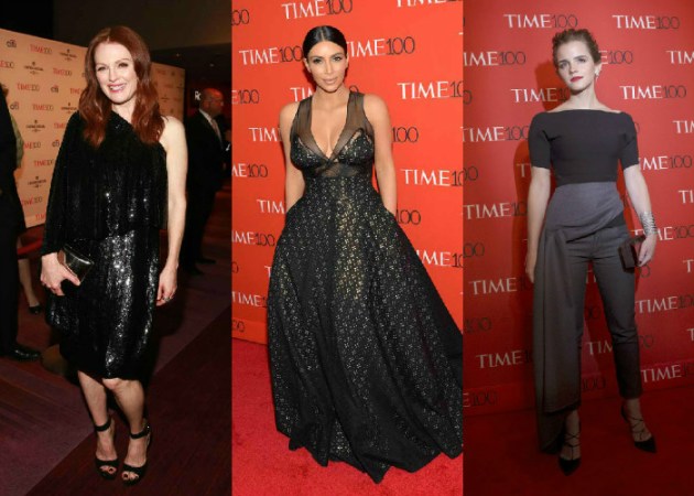 Kim Kardashian, Julianne Moore, Emma Watson