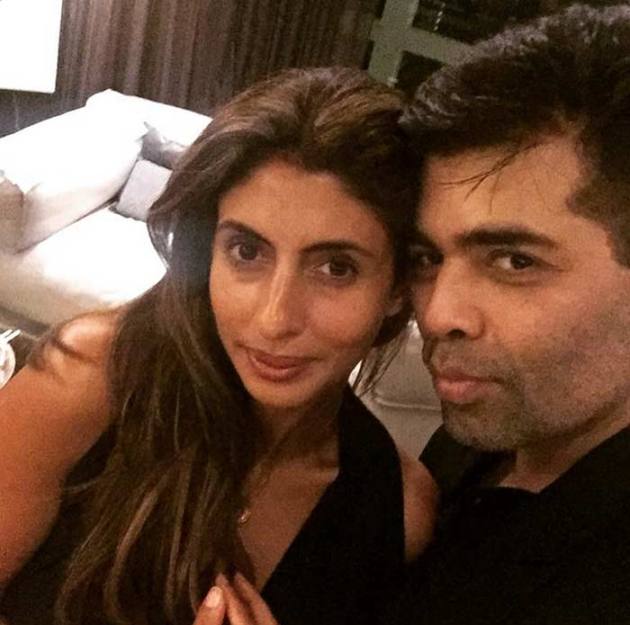Shweta Bachchan, Karan Johar,