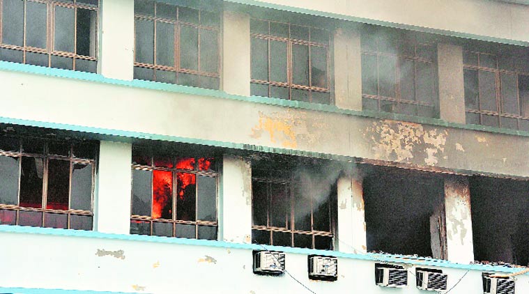 kolkata, kolkata fire, New Secretariat building fire