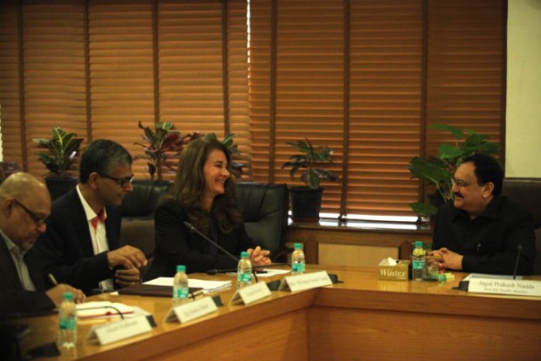 Philanthropist Melinda Gates calls on Health Minister JP ...