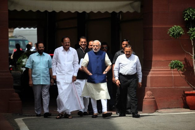 narendra modi, venkaiah naidu, parliament session