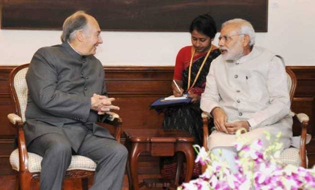 Prince Aga Khan, sunken museum, Humayun’s Tomb, New Delhi, Indian tourism minister, Mahesh Sharma, Aga Khan, Luis Monreal, Aga Khan Trust for Culture, state-of-the-art site museum, Taj Mahal, Shia Imami Ismaili Muslims, Prince Karim Aga Khan IV, Hamid Ansari, Prime Minister Narendra Modi, Narendra Modi, PM Modi, #InPictures, Gallery, News, India news, New Delhi news, News