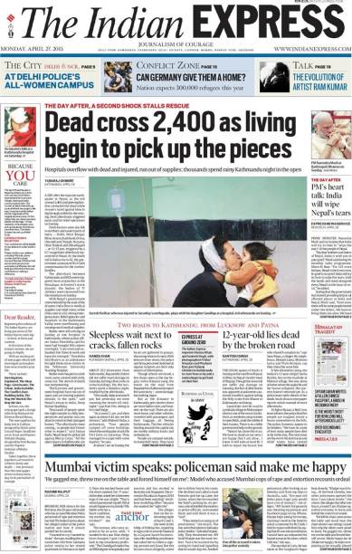 Top 52+ imagen indian express newspaper today