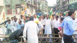 Congress, Lakkar bridge, SAD-BJP, BJP, Gurpreet Gogi, ludhiana news, city news, local news, ludhiana newsline