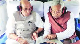 bihar storm, bihar news, rajnath singh, nitish kumar, narendra modi, bjp, bihar storm fund, bihar rain fund, bihar rain, bihar, india news, indian express