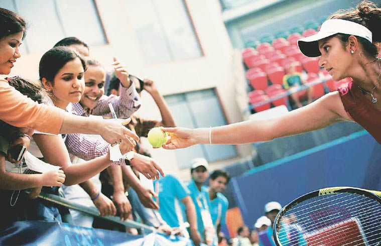 The fast and furious forehand is gushed about; she hits it harder than some men in the circuit, they say. Not tinkering with it was the smartest thing her parents did.