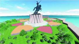 Chhatrapati Shivaji Memorial, bhoomi pujan, shivaji memorial, arabian sea, Girgaum Chowpatty , mumbai news, mumbai newsline, city news, local news