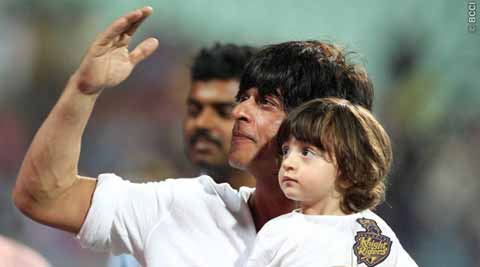 Shah Rukh Khan’s adorable son AbRam steals Surya Kumar Yadav’s thunder at Eden Gardens