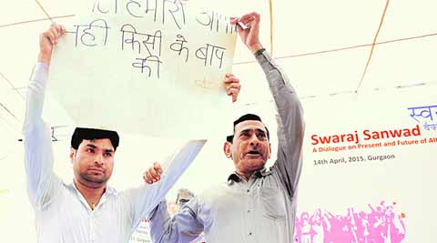 AAP, Swaraj Samvad, Yogendra yadav, Prashant Bhushan, Swarajya, AAP in Delhi, delhi news, city news, delhi newsline, local news