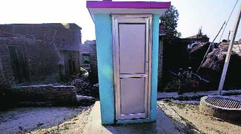 toilet model, drought-hit area, maharashtra toilet, toilet model, gujarat toilet model, maharashtra news, mumbai news, city news, local news, mumbai newsline, indian express