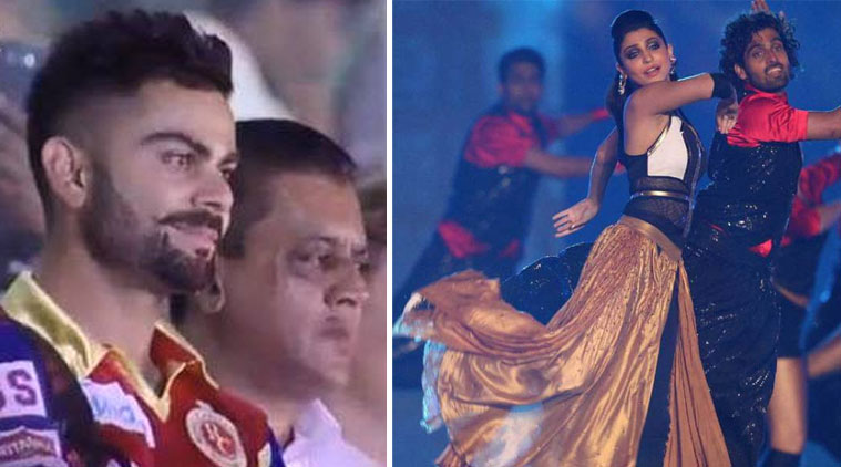 Virat Kohli Enjoys Anushka Sharmas Performance At IPL Opener